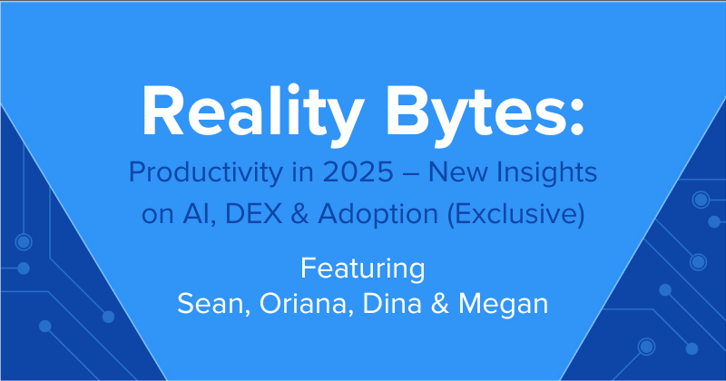 Reality Bytes #67: Productivity in 2025 – New Insights on AI, DEX & Adoption (Exclusive)
