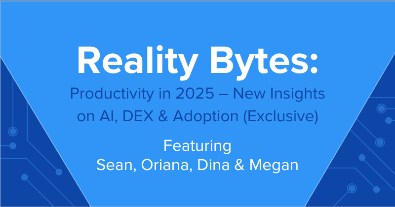 Reality Bytes #67: Productivity in 2025 – New Insights on AI, DEX & Adoption (Exclusive)